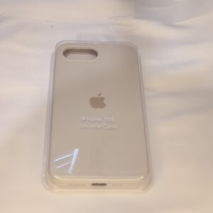 Apple iPhone 16E Silicone Case - Beige